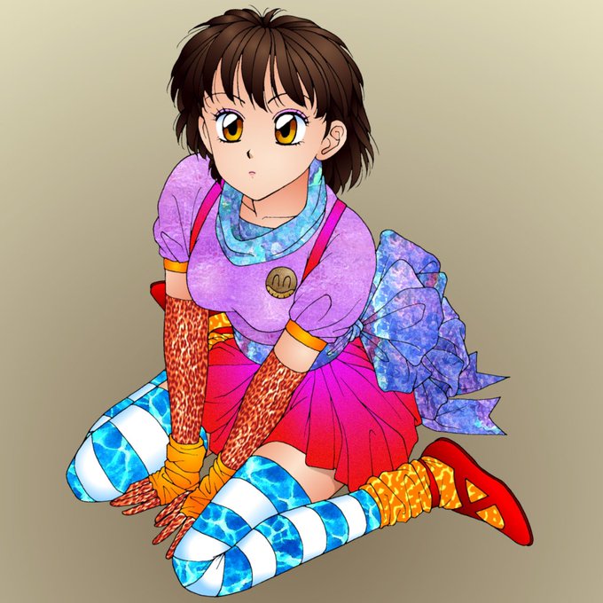 バックアップHDDに保存しているアーカイブの中で1番古いフォルダにある絵を発掘…もーめちゃくちゃ恥ずかしいけど、こんなご時世だしサービス精神と露出癖が勝ってしまいました〜_φ(≧w≦;;)
超古い絵その,4
テクスチャー貼ったりフィルター掛けたりが楽しくなってきた頃ですww 