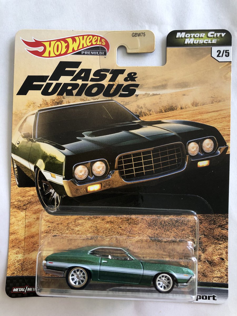 ダイズ3298 ホットウィール ミニカー フォードグラントリノ Hotwheels Ford Gran Torino 2ドアの車が好きです