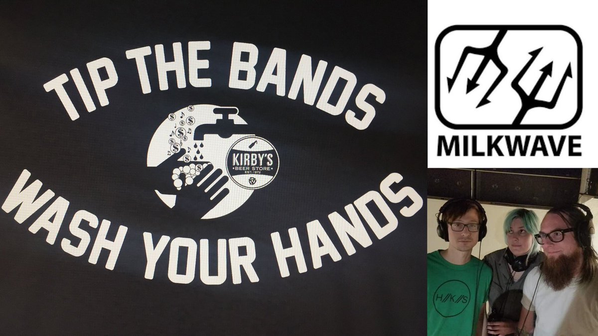 MILKWAVE Streaming live in 10 min (8pm) from Kirby's Facebook page!!