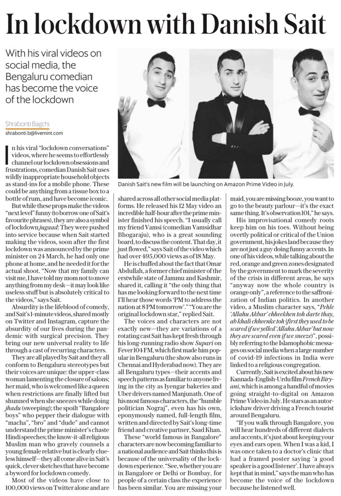churumuri's tweet photo. How many peoples it must takes to give stoned Bangalore boy a decent artikallu? #Chinna #BevarsiKudka #BoliMaga #Bro #Dude #EnnaVooi #Gopal #Jaya #Machcha #Manjunath #Nograj #Priya #PyaariBakri #Thunne join hands to get @DanishSait into @livemint https://t.co/N0QmgwcAXJ