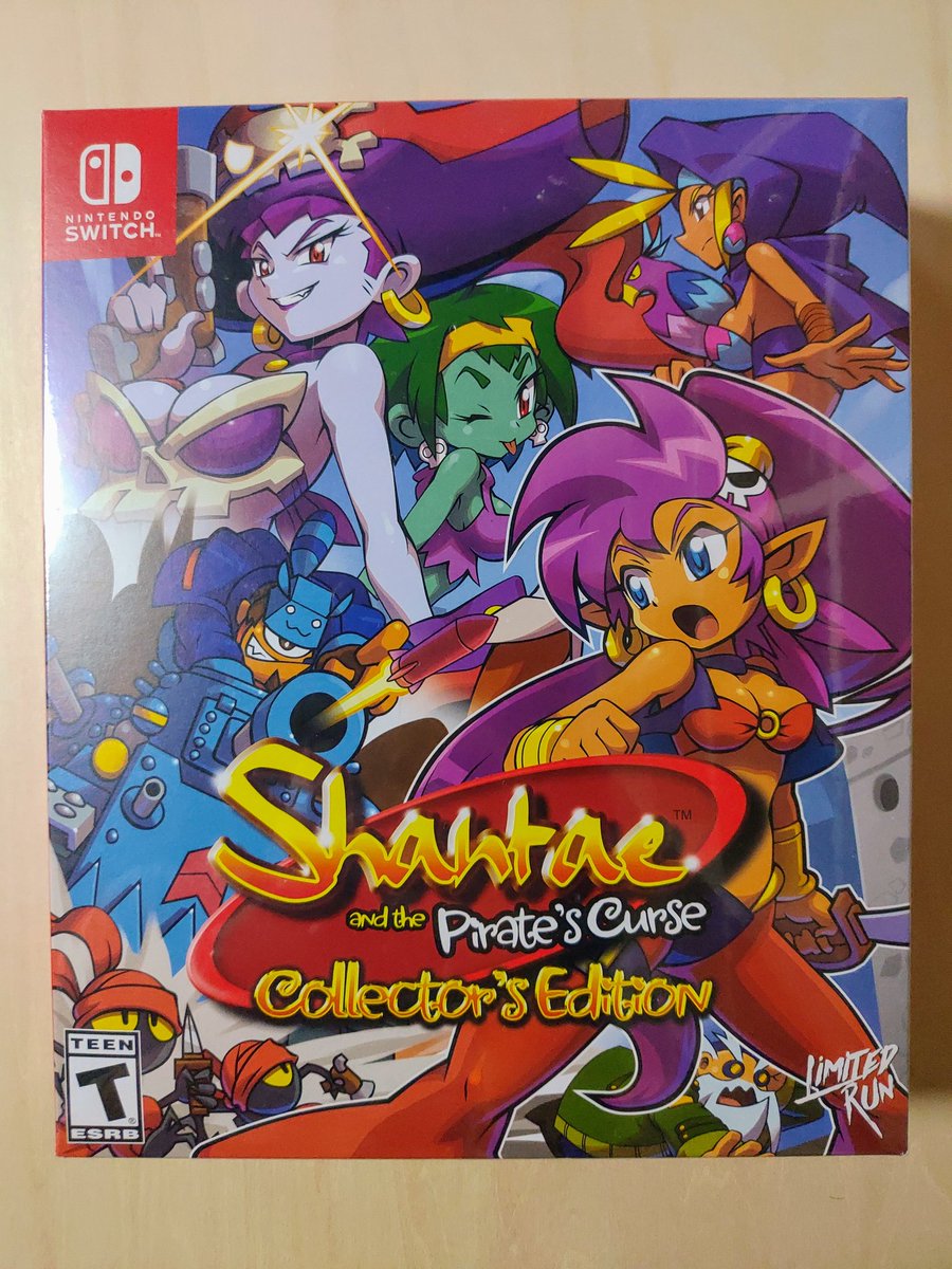 えりたま 本日の一本 Shantae And The Pirate S Curse シャンティ 海賊の呪い 日本では配信のみだが 海外では物理版も発売されている 限定版に付属しているゲームボーイのパッケージデザインライクなやつを此の間売ってたやつと一緒に並べて飾ると良い感じ