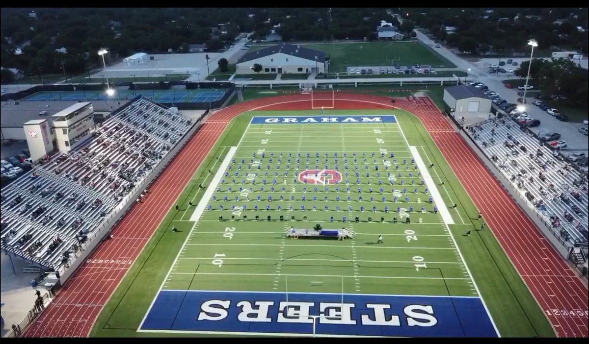 Shout out to <a href="/CruseSonny/">CruseSonny</a> and <a href="/JoeGordy/">Joe Gordy</a> and many other GISD administrators on going the extra mile to make sure the class of 2020 had an actual graduation. And in step with the year, the weather speeded up the ceremony!