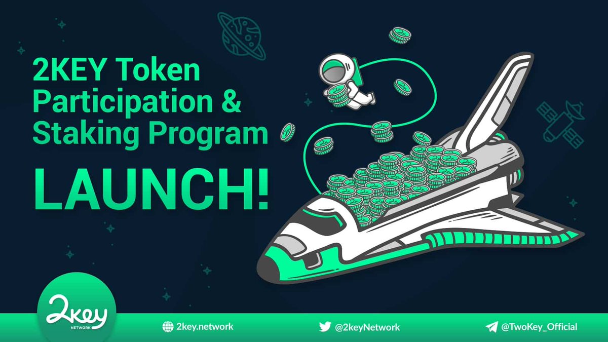 Zetrogede's tweet image. We are celebrating 2key token launch by activating the participation pool with 2 staking rewards

▶️ 5% Purchasers Staking Reward
▶️ 0.5% Weekly Reward, 6 Weeks Staking Program

let's join with us : 2key.network/token-mining

#2keynetwork #2key #2keylink

#EidMubarak