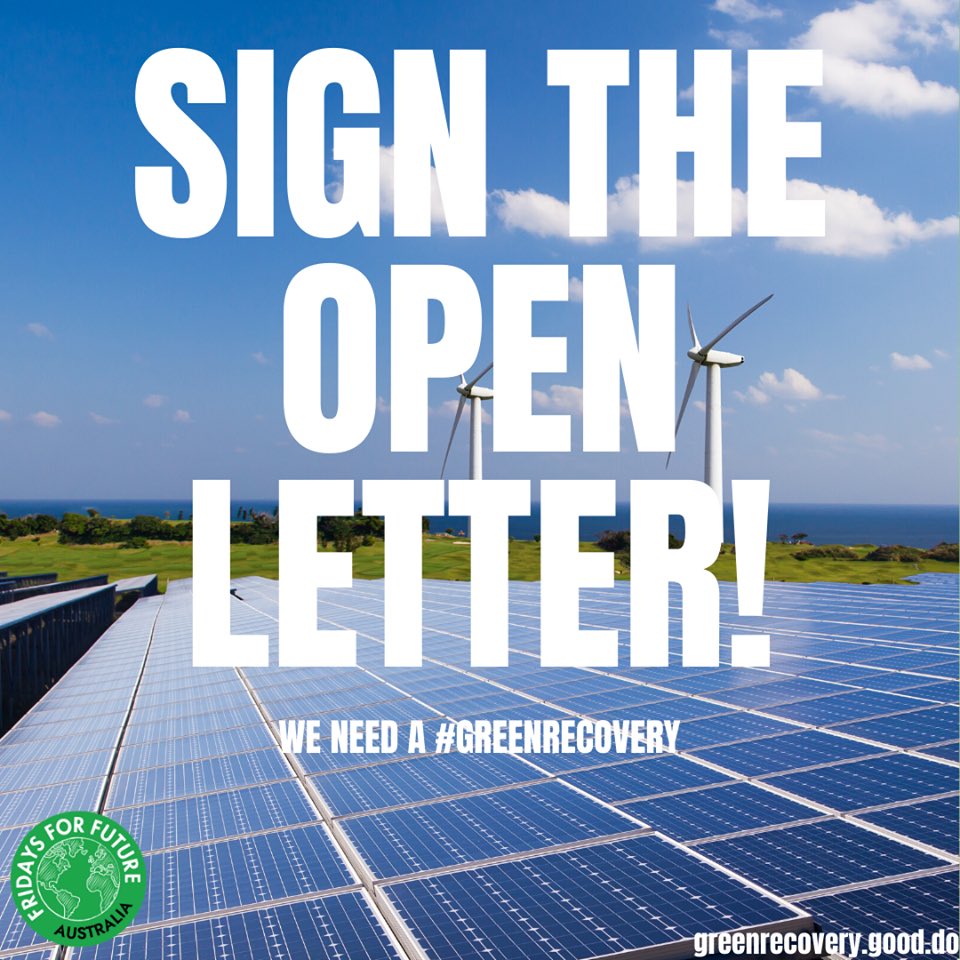 fffaustralia's tweet image. Sign the open letter! Call for a #GreenRecovery via the link in our bio ✊💚🙏
