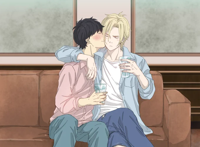 キスの日??
古い順、3枚目は去年のキスの日、4枚目は最近描いてたもの。キス絵はそんな多くないけど描くたびに胸が苦しくなります 