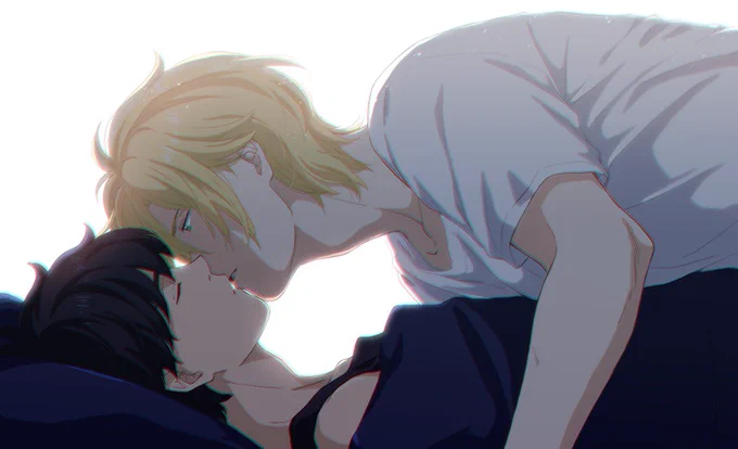 キスの日??
古い順、3枚目は去年のキスの日、4枚目は最近描いてたもの。キス絵はそんな多くないけど描くたびに胸が苦しくなります 