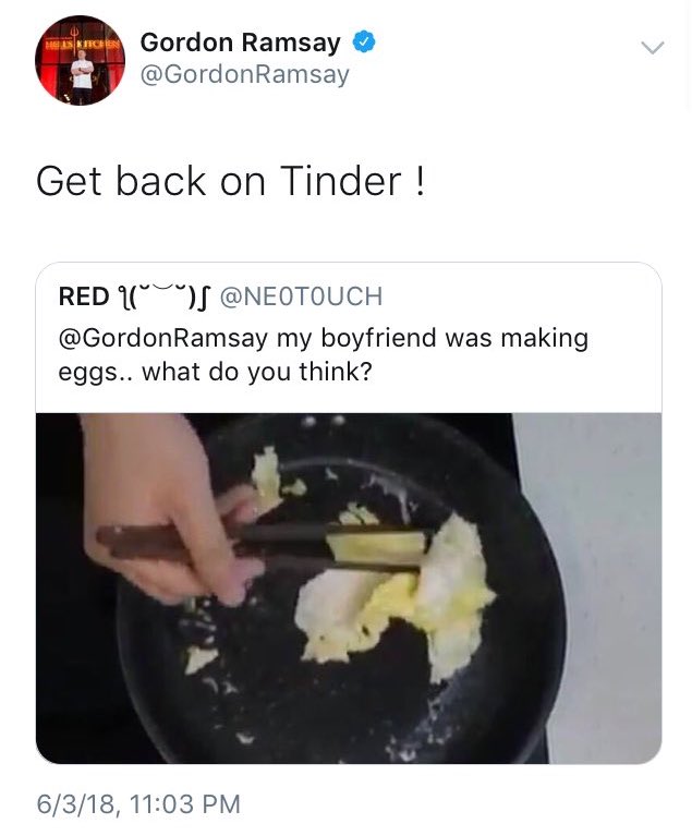 RT @j6ehyun: when gordon ramsay saw mark's eggs and told him to get back on tinder https://t.co/uBTz2HT54i