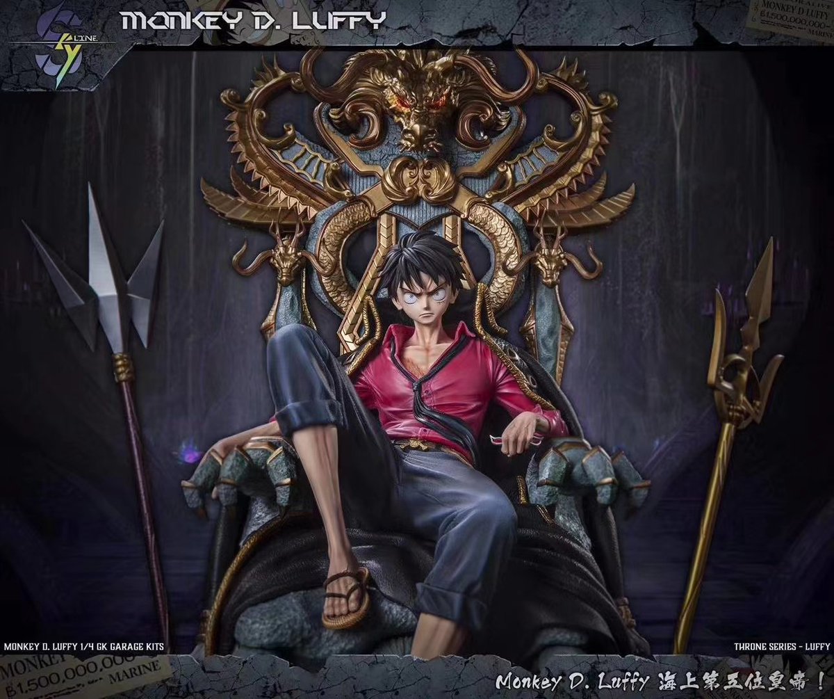 MundoKame's tweet photo. Skyline Studio – Luffy on Throne
- 435 € sin contar los gastos de envío!
- Escala 1/4
- Medidas: altura, anchura, longitud: 69 cm, 47 cm, 39 cm
- Lanzamiento: Q4 2020
- PO abierto!
- Enlace: https://t.co/YRZpEGupFF
#SkylineStudio #OnePiece #Luffy #MonkeyDLuffy #LuffyonThrone https://t.co/eqPpeM8t0y