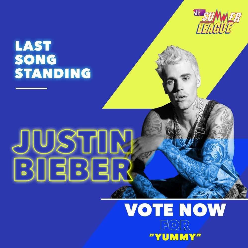 vh1india's tweet photo. Can't get @justinbieber’s #Yummy off your mind? 🍬
Then LIKE, COMMENT, RETWEET on this post to make this the summer anthem of 2020! #Vh1SummerLeague.

#JustinBieber #Vh1India #GetWithIt https://t.co/egNUfwwCIv