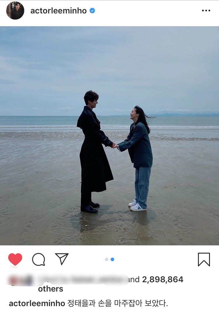 actorleeminho and ggonekim Instagram post! one for the books ㅠㅠ   #TheKingEternalMonarch