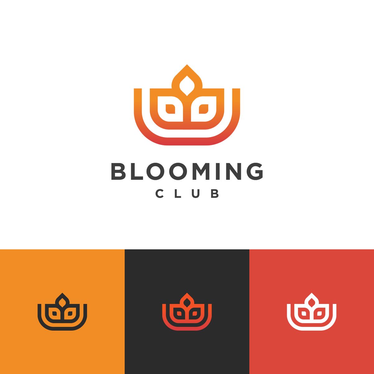 alaaca96's tweet photo. Blooming club #LogoDesign concept https://t.co/FQbK3CUTxO