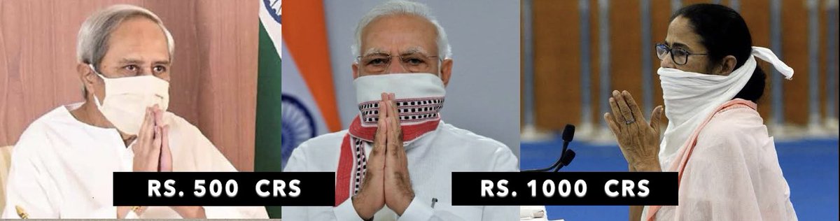 PJbyPG's tweet image. #CycloneAmphanUpdate : Support to states #WestBengal &amp;amp; #Odisha by #Govt #PMModi 👇!!
Hoping 🙏 for recovery &amp;amp; restoration at the earliest. At least in #crisis we are together 👏!!
#CycloneAmphan