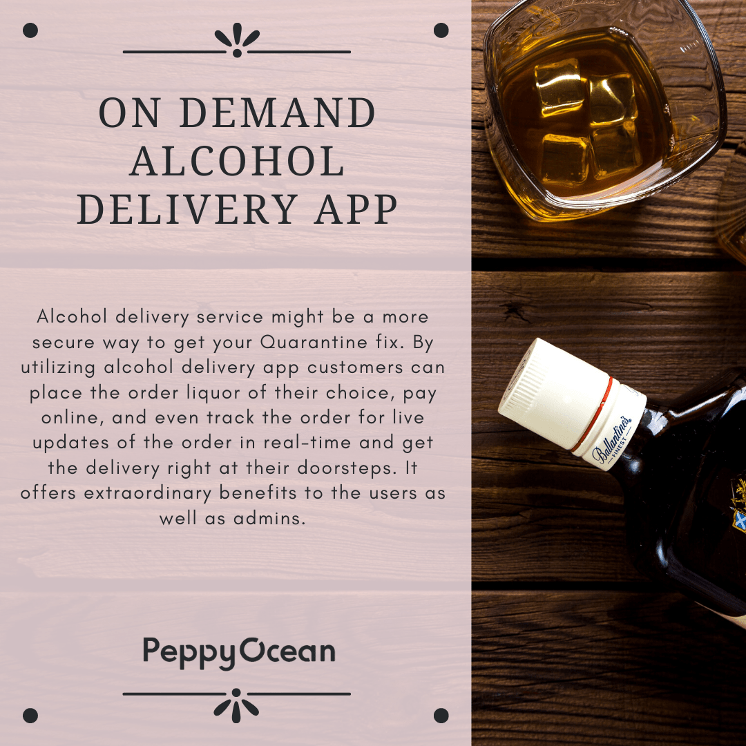 PeppyOcean's tweet photo. Alcohol delivery service can help manage a liquor store, crowd, and manage social distancing in COVID-19. If you run a liquor store & looking for ways to gain more profit, then it’s the perfect time for you to launch an app for your business.
#AlcoholDeliveryApp #INFOGRAPHIC https://t.co/bSWxYSLb5I
