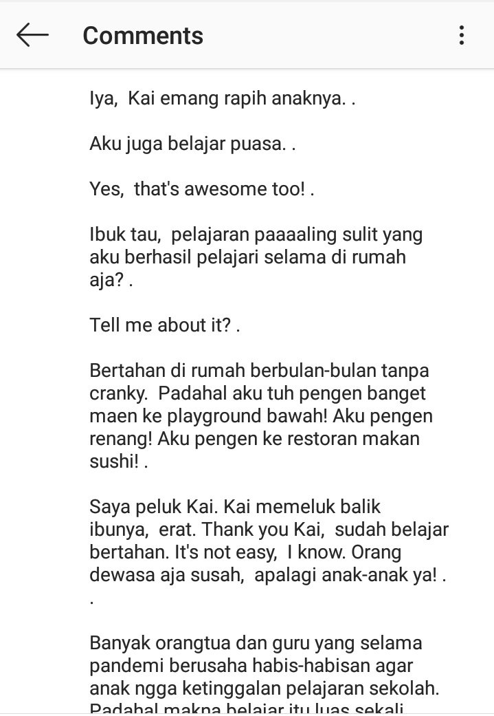 iimfahima's tweet photo. Saat pandemi ini berakhir,  pemenang sesungguhnya adalah anak-anak. Mereka bertahan dari kebosanan,  dari tekanan sekolah,  tekanan ortu yg kebingungan dll. 

Tanpa ortu sadari, anak-anak sesungguhnya sedang belajar hal yg sangat berat: Menata hati saat kondisi tidak ideal. https://t.co/QIPdkcn4R0