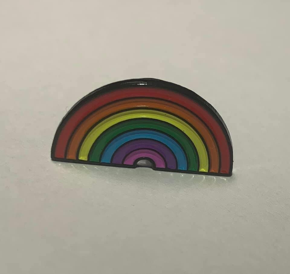 Our wonderful charity Jersey Critical Care Survivors is now fundraising and selling Rainbow pins as a sign of hope and to symbolise support for frontline staff and anyone struggling during this time. Min donation £2. <a href="/hollyfisher_RN/">Holly Fisher</a> . Be part of our rainbow gang...😃!!!