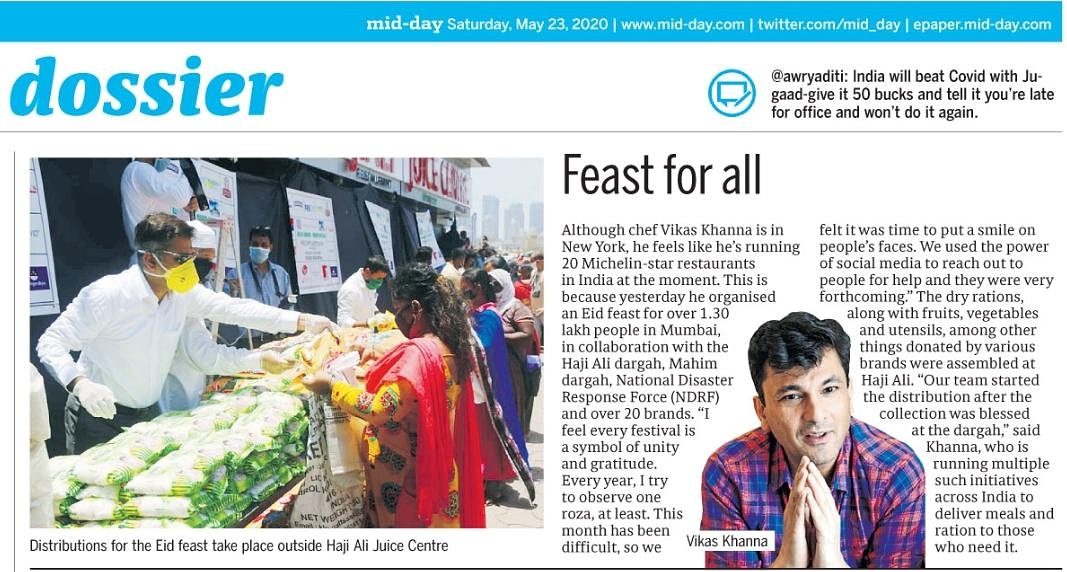 MahimTrust's tweet photo. Distributions for the Eid Feast take place outside #HajiAli juice Centre 

#MonthofRamadaan #Eidulfitr #Eidtime #blessedtohelp #poor #needy #migrant #people #ChefVikasKhanna #HajiAli #MahimDargah #otherbrands #Eidfeast
@TheVikasKhanna @syk_8282 @SabirJamalSayed https://t.co/Q9VwvcRJ9U