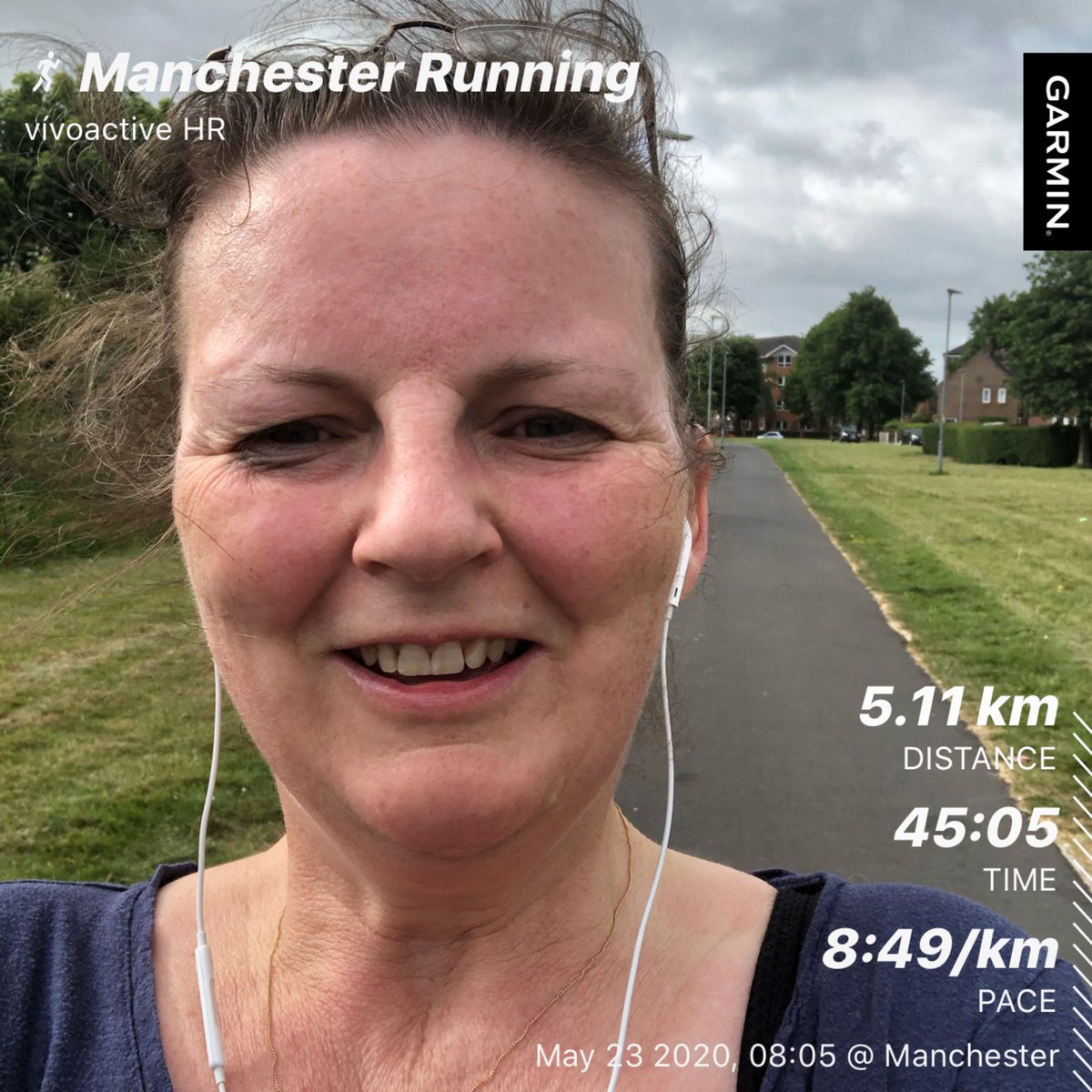 #beatyesterday #garmin #C25k who would have thought 9 weeks ago I could barely do 60 secs of running. Today I graduated. Thanks ⁦<a href="/jowhiley/">Jo Whiley</a>⁩ for getting me through 💜