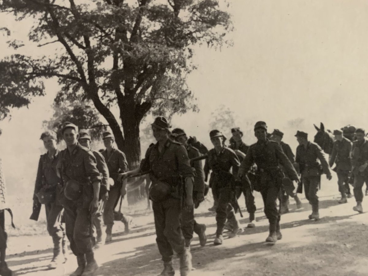 23. Mai 1941, Vormittag - Das  #Gebirgsjäger-Regiment 100 soll mit dem I. und II. Bataillon (meines Großvaters) auf das rund 10km südöstlich von  #Maleme gelegene  #Alikianu vorstoßen und marschiert in das Landesinnere.