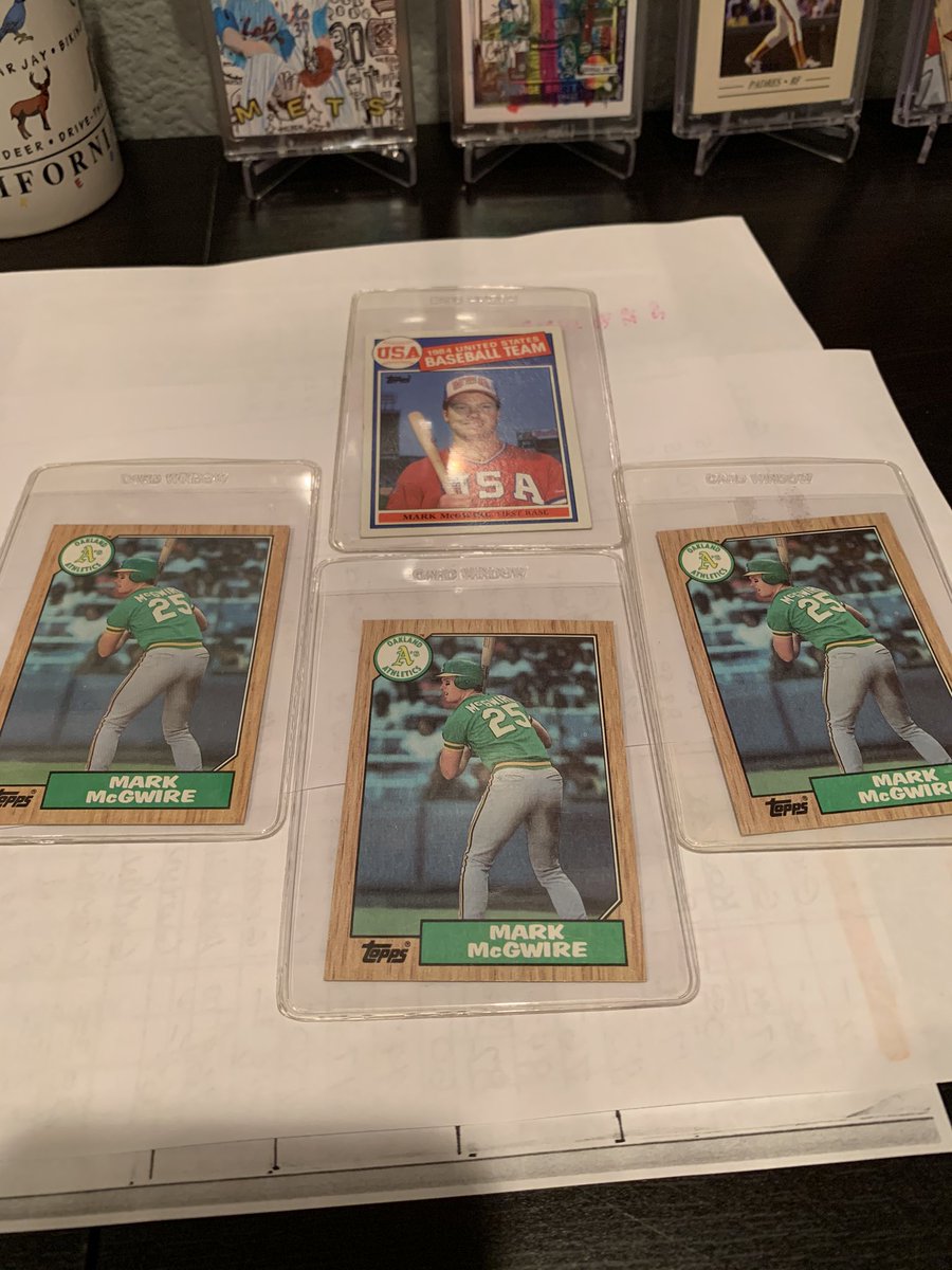 TradesBaseball's tweet image. Jack of Trades was started in April to carry the BB passion Dad and I shared.
We hung out w Ryan in the 80’s.
Passion was not cards but we collected until 84.
Lost Dad a year ago to cancer.
Wed: Mom, “I found these in Dads desk, not sure who he is.”
Wed: P2020. Thanks Dad!