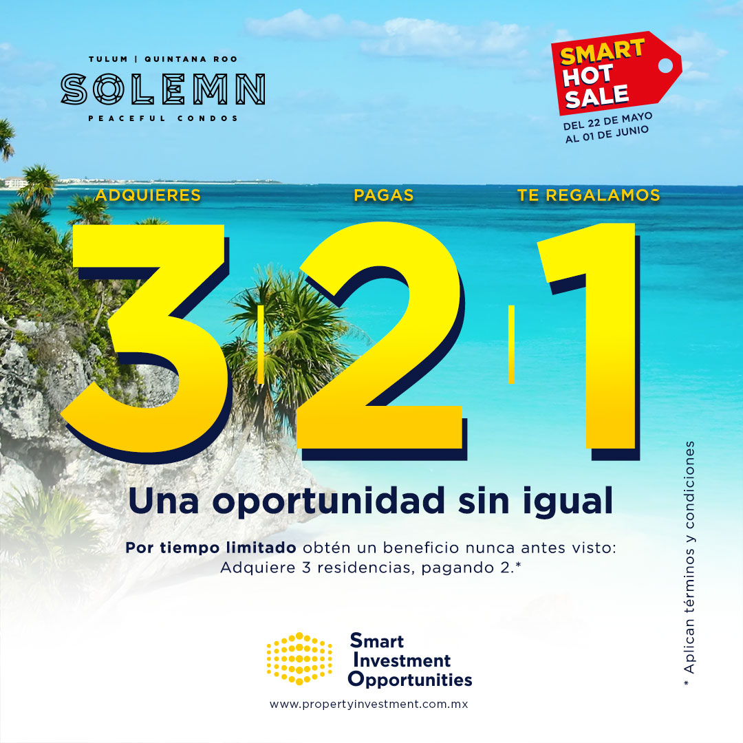 Excelsior's tweet photo. Promocion exclusiva  de #Hotsale. Aplican términos y condiciones.
#SmartInvestmentOpportunities #RealEstate #RivieraMaya #Tulum #PeacefulCondos https://t.co/JbwELPb3Ve