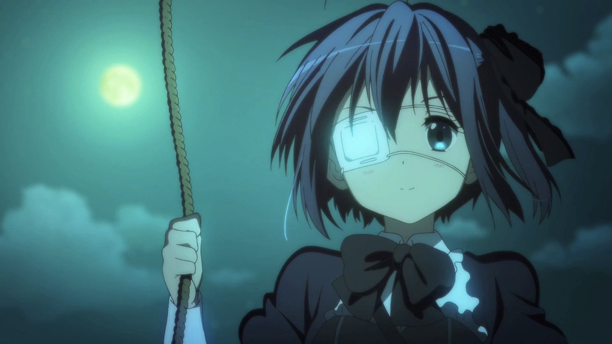 Crunchyroll's tweet photo. Good Night ~ (via Love, Chunibyo &amp; Other Delusions) https://t.co/QNPAqaethO