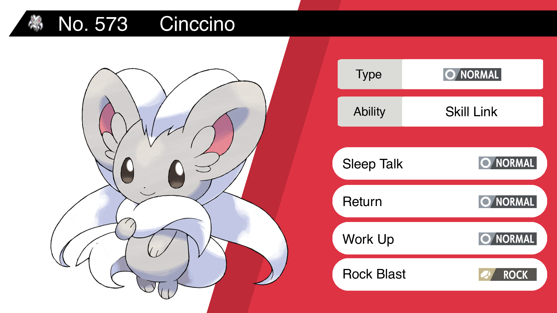 Random Pokemon Bot on X: &ldquo;Cinccino Ability: Skill Link Moves 