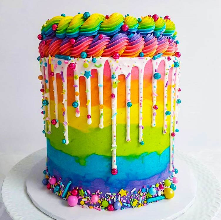  #shraddhakapoor as rainbow cake  @ShraddhaKapoor
