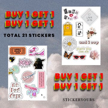 stickeryours's tweet photo. PROMO KHUSUS!!! HANYA ADA DI SHOPEE !!! Buruan dicek

https://t.co/UfLpOHK59R https://t.co/cnH9Esh2a5