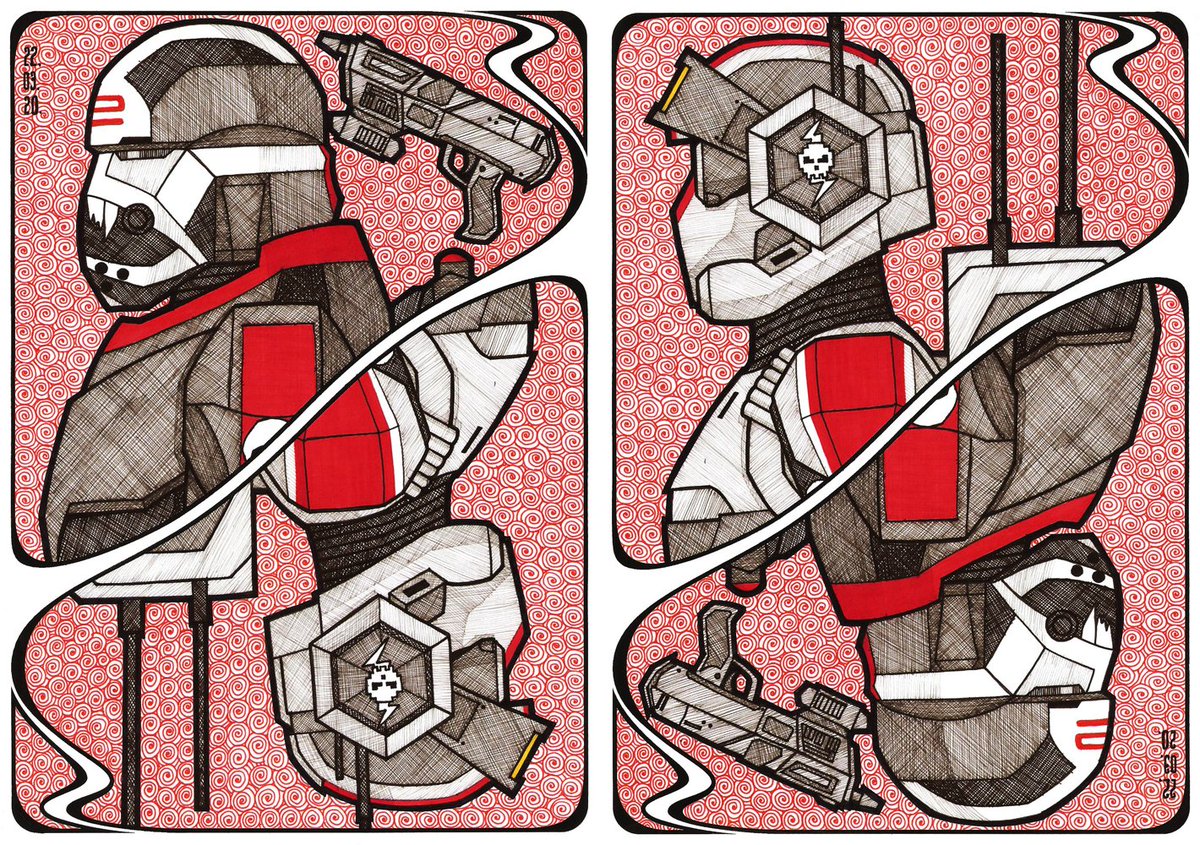 masamima27's tweet photo. The Clone Wars Card: Wrecker and Tech
#sw #starwars #starwarstheclonewars #starwarstheclonewarsseason7 #theclonewars #theclonewarsseason7 #badbatch #clones #clonetrooper #wrecker #tech #badbatchwrecker #badbatchtech #art #fanart #traditionalart #finelinerdrawing #drawing https://t.co/SLxQEOkGUd