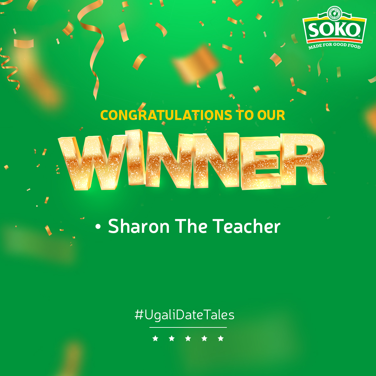Soko_Food_KE's tweet photo. Story yako iliweza! Congrats to @shaazmemo . You have won a Soko hamper. Enjoy your spoils.
#ArtThatPromises
#SokoFlour https://t.co/WGKlLCb8ui