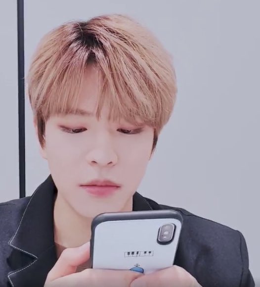 He even has the sticker from the MyDay 2nd Gen kit on his phone 