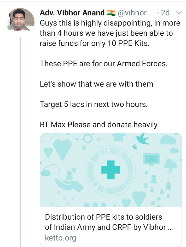 Many people have lost money in his so called  #IABM India Against Biased Media  $hit. Using names like CRPF, Army, Legal Notices to Big Personalities is all a lie. None has faced any charges or arrests ever. He only files ONLINE COMPLAINTS TO GAIN FOLLOWERS AND DONATIONS.