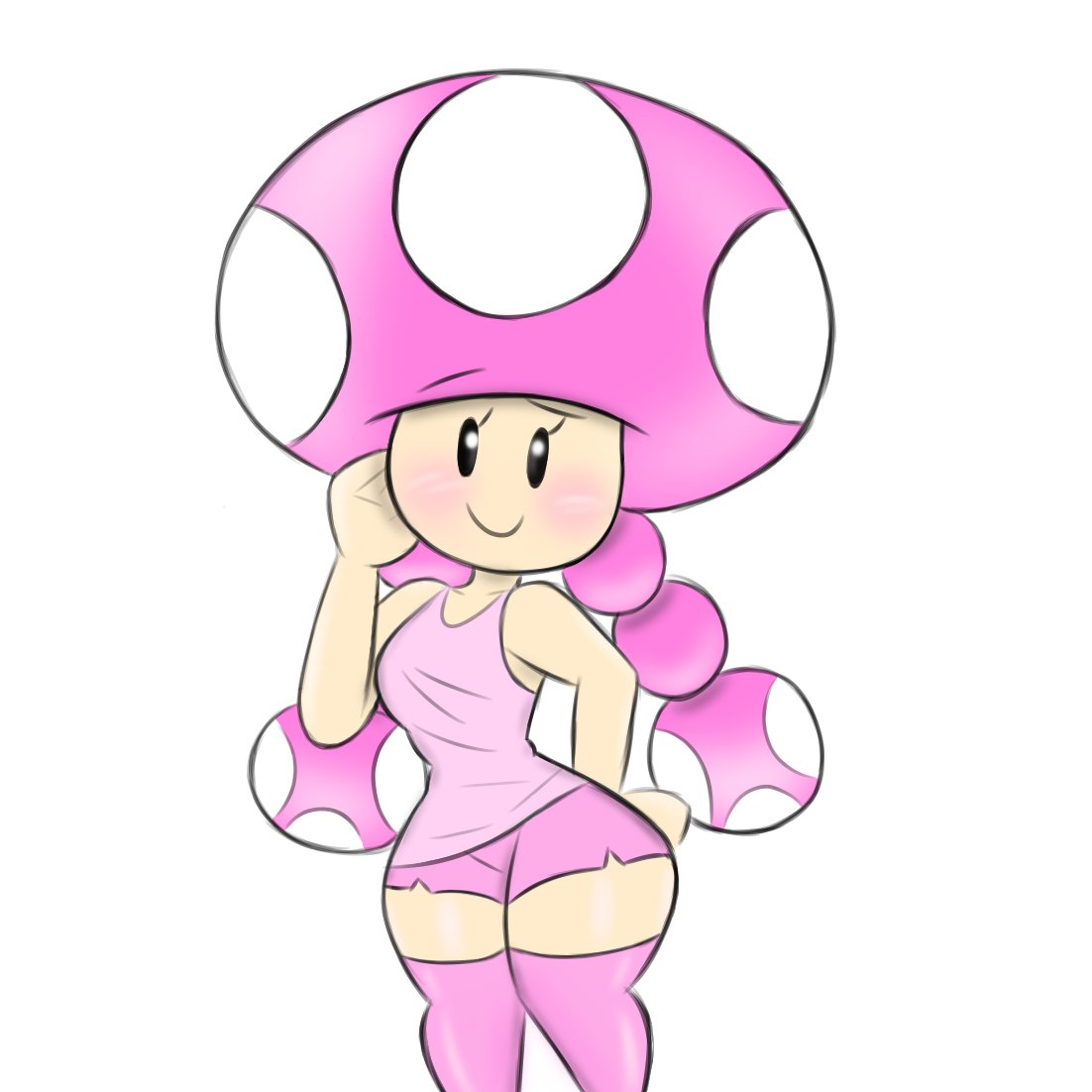 Twygz On Twitter Here S The Toadette Drawing For Tonight Fuckin Love This P...