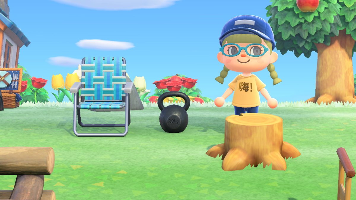 holfish's tweet image. All sorts of dreams being realized: childhood and aspirational (like carry 20kg in pockets?) #AnimalCrossing #ACNH #NintendoSwitch