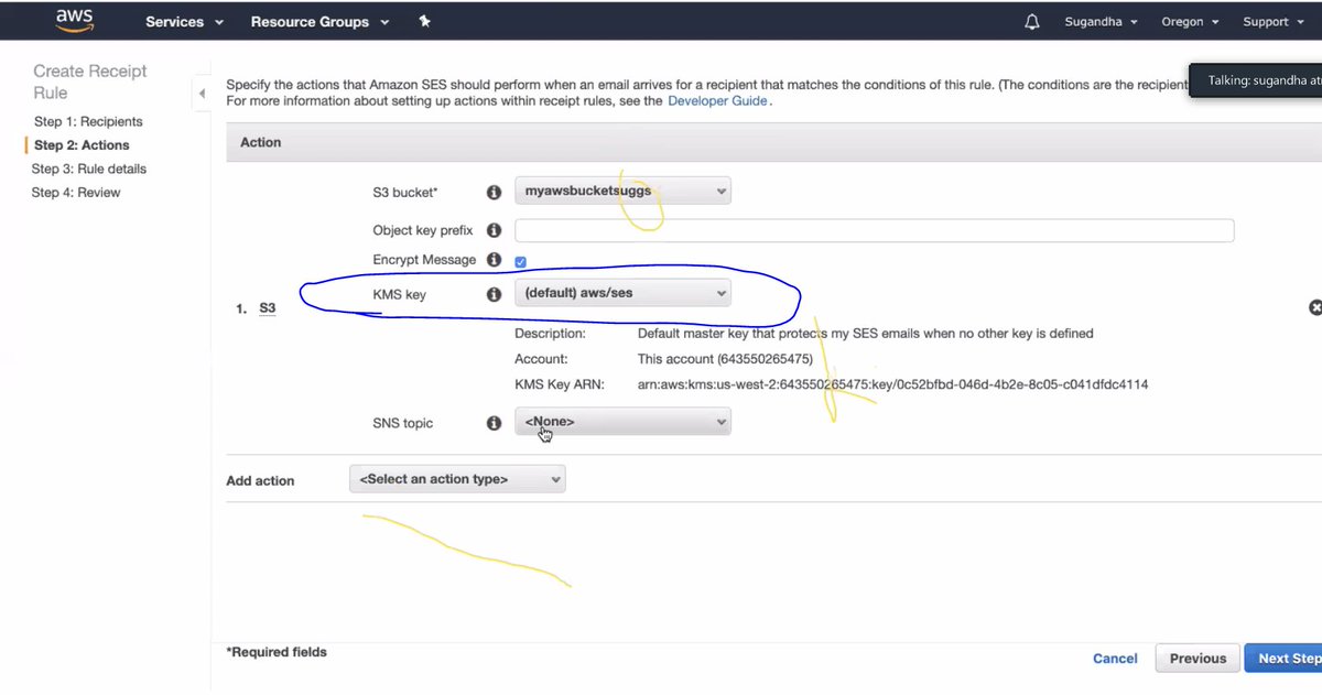 VikramAinchwar's tweet photo. @awscloud KMS Service: help us to encrypt and decrypt the message by setting up key ...
#BlrsaysHelloAWS
#SFDCBLR
#ThankYou
@sfdgblr
@sugandha_atrey https://t.co/XBbzetcAAJ