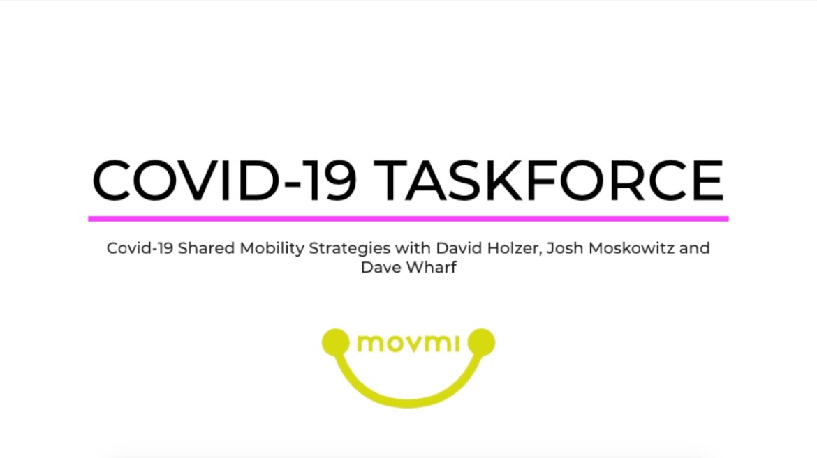 This week, David Holzer, discusses some of the shared mobility strategies and best practices currently being implemented to combat Covid-19 with Dave Wharf and Josh Moskowitz. Watch full micro webinar here: soo.nr/cs0p #covid19taskforce #sharedmobility