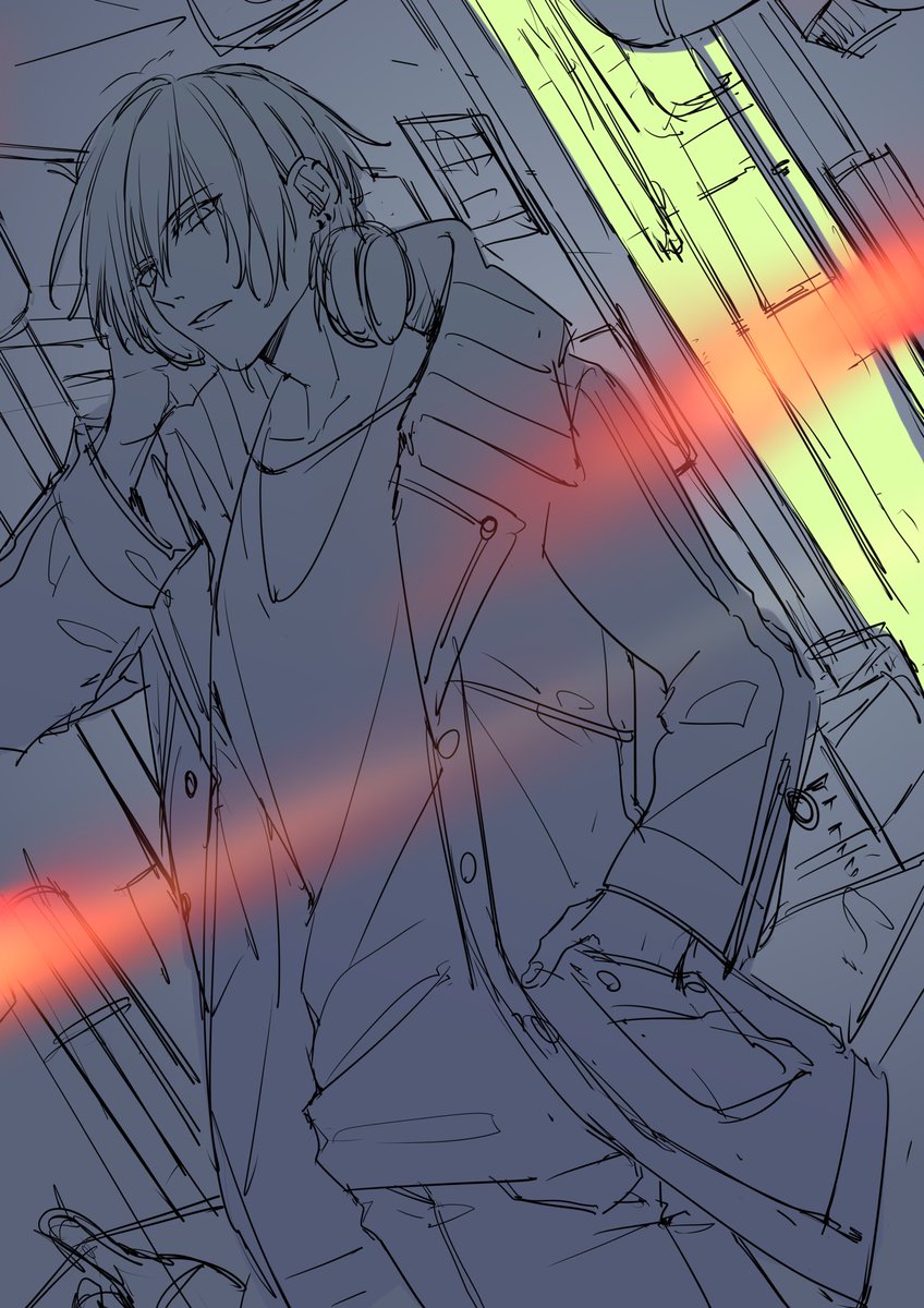 #このタグを見た人はラフ画とその完成絵を見せる
ラフきたない 