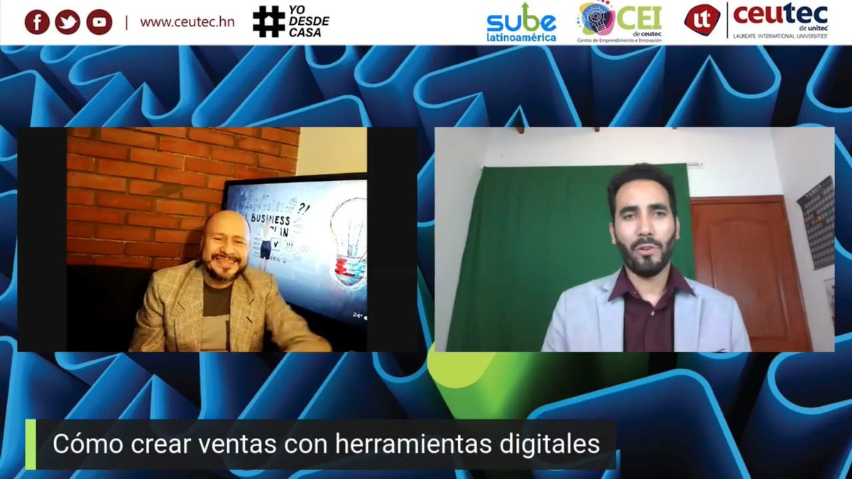 DaxMarcell's tweet photo. De parte del Centro de Emprendimiento e Innovación CEI @Ceutec_hn Campus SPS, te agradecemos @ricardo_irias de @subelatam por transmitir tus conocimientos en este conversatorio de emprendimiento. #PegamosUnSaltoVirtual #Cei #CeutecSps #YoDesdeCasa #CeiSessions https://t.co/x0qxOqbIje