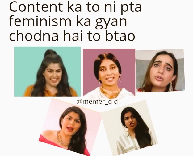 Memer_didi's tweet photo. #fakefeminism https://t.co/uEBo1sZhiR