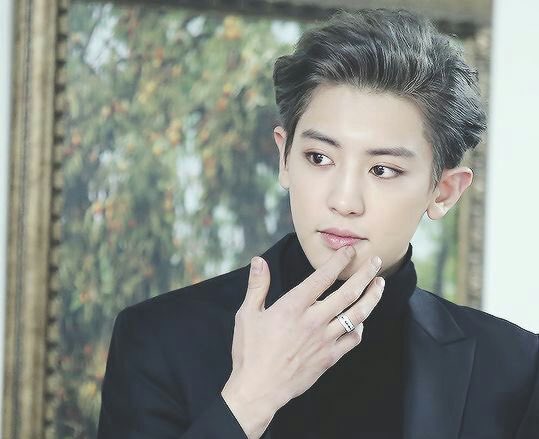 self-indulgent much-needed thread of Chanyeol wearing black because he's a god