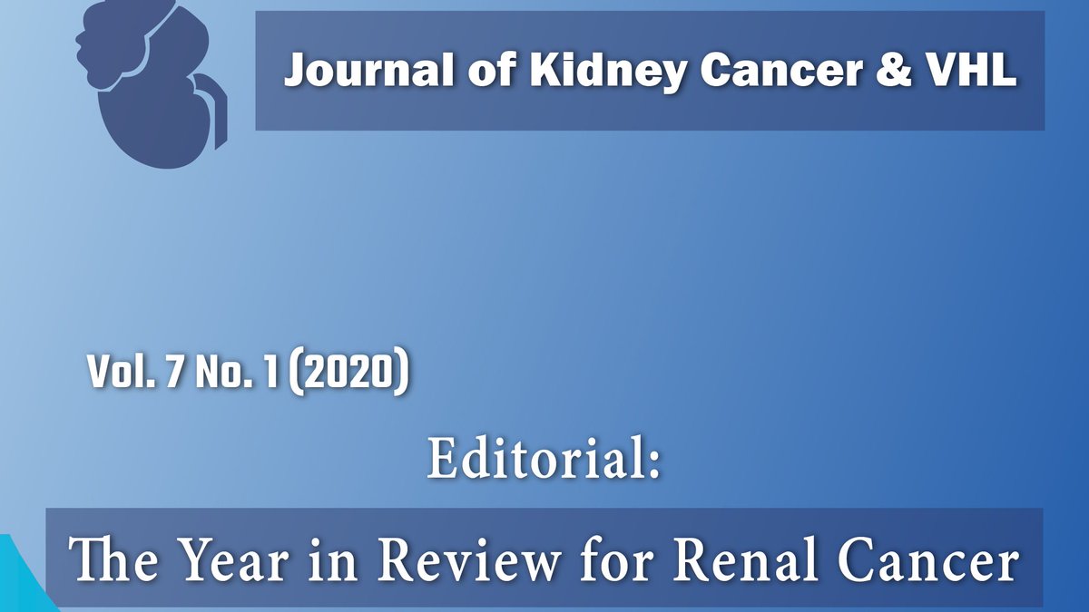 The Year in Review for Renal Cancer
Editorial available at
jkcvhl.com/index.php/jkcv…