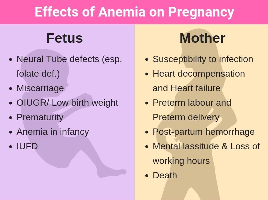 간호사 인간 on Twitter "• Signs of iron deficiency anemia (hemoglobin level below 10.5 g/dL) include