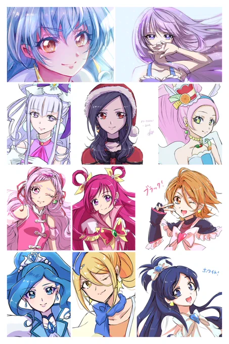 頭がぼーっとして新規絵がなかなか描けないので、みにー的に上手く描けたと思う顔でも見てください?‍♀️ 