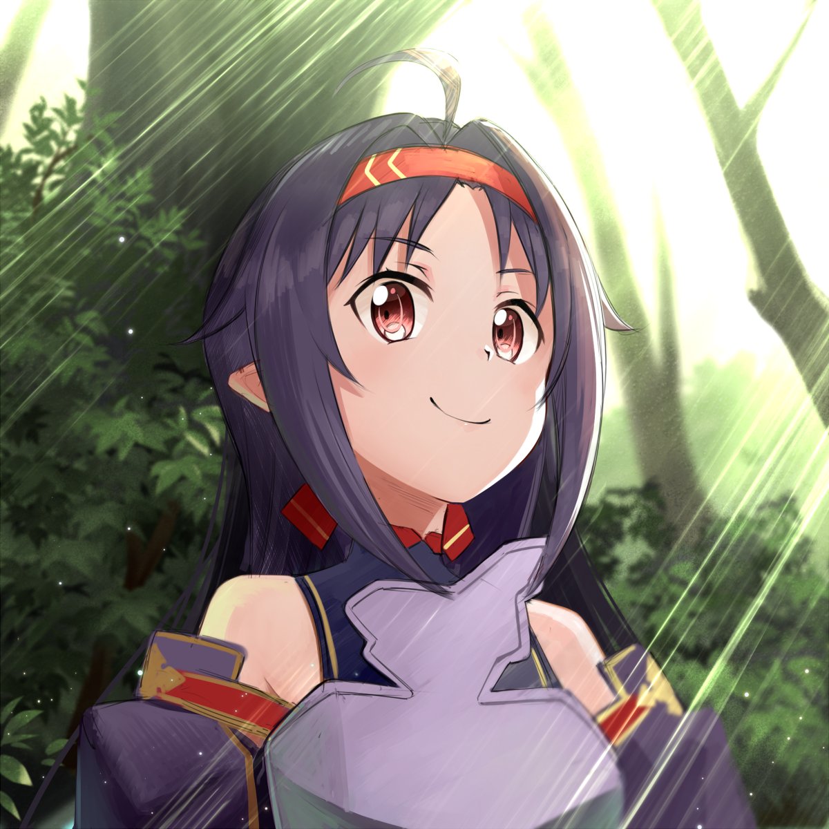 ユウキ(SAO) 「#ユウキ誕生祭2020
また描きたいなー( ˘ω˘ ) 」|にゃんまる@毎日お絵かき６年目のイラスト