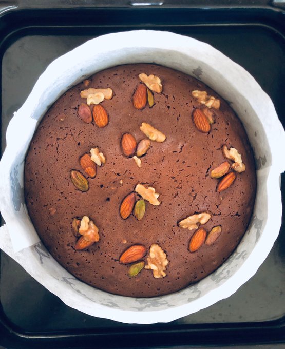 ブラウニーでけた 四角くないけど 