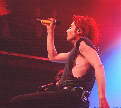 — gerard in red/pink lighting; a thread
