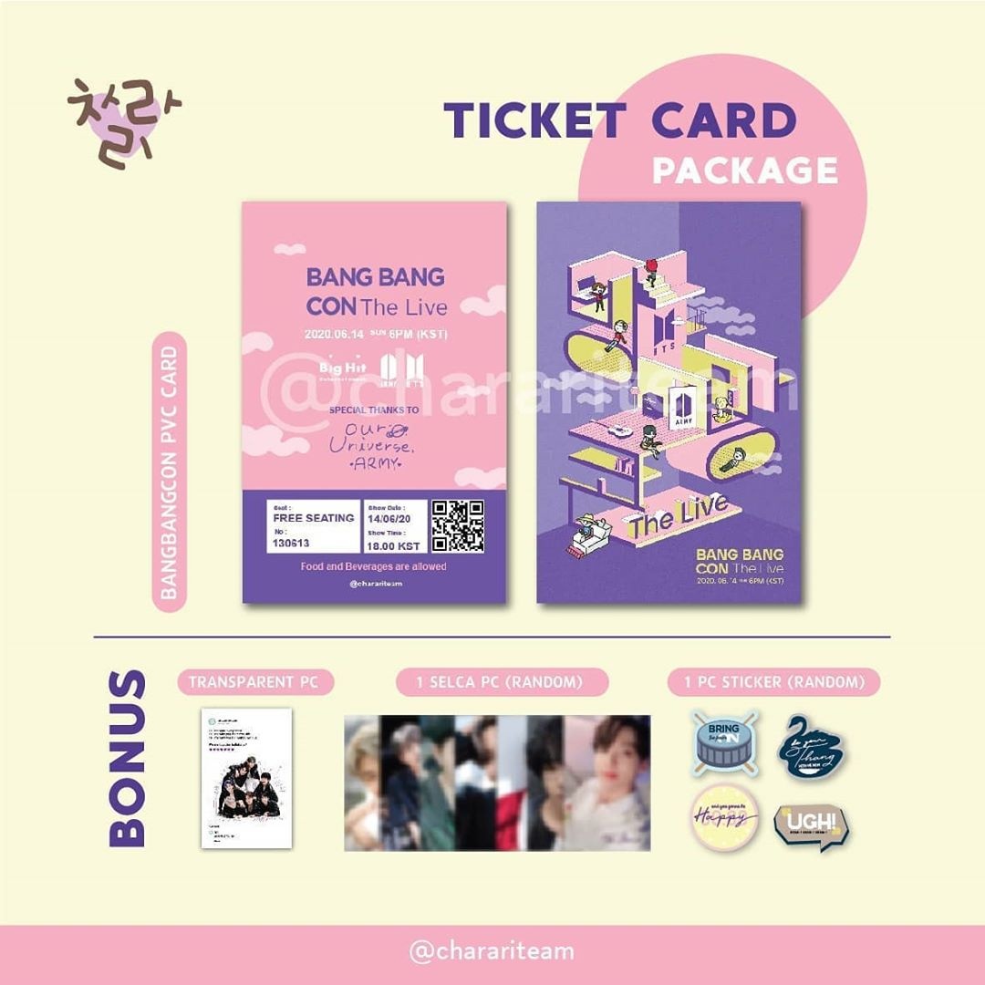 charariteam's tweet photo. Hi ARMY 😘
The Eternal, project anniversary Charari Team, mengadakan paket khusus BangBangCon The Live lho~
��
Buy now: https://t.co/MPPyDGhaUn
•
#BTS #ARMY #fanmerch #BangBangConTheLive #BangBangCon #BangBangConTicket #cupholder #chevent https://t.co/4cwRXjUUew