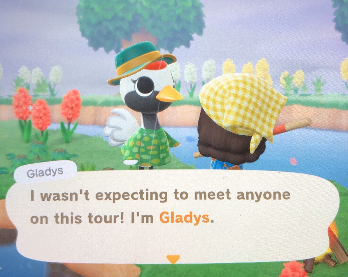 gladys is such a cutie! but i gotta say no :(