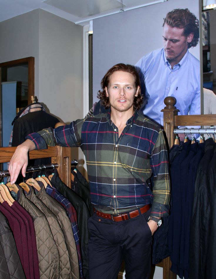  #SamHeughan  #barbour