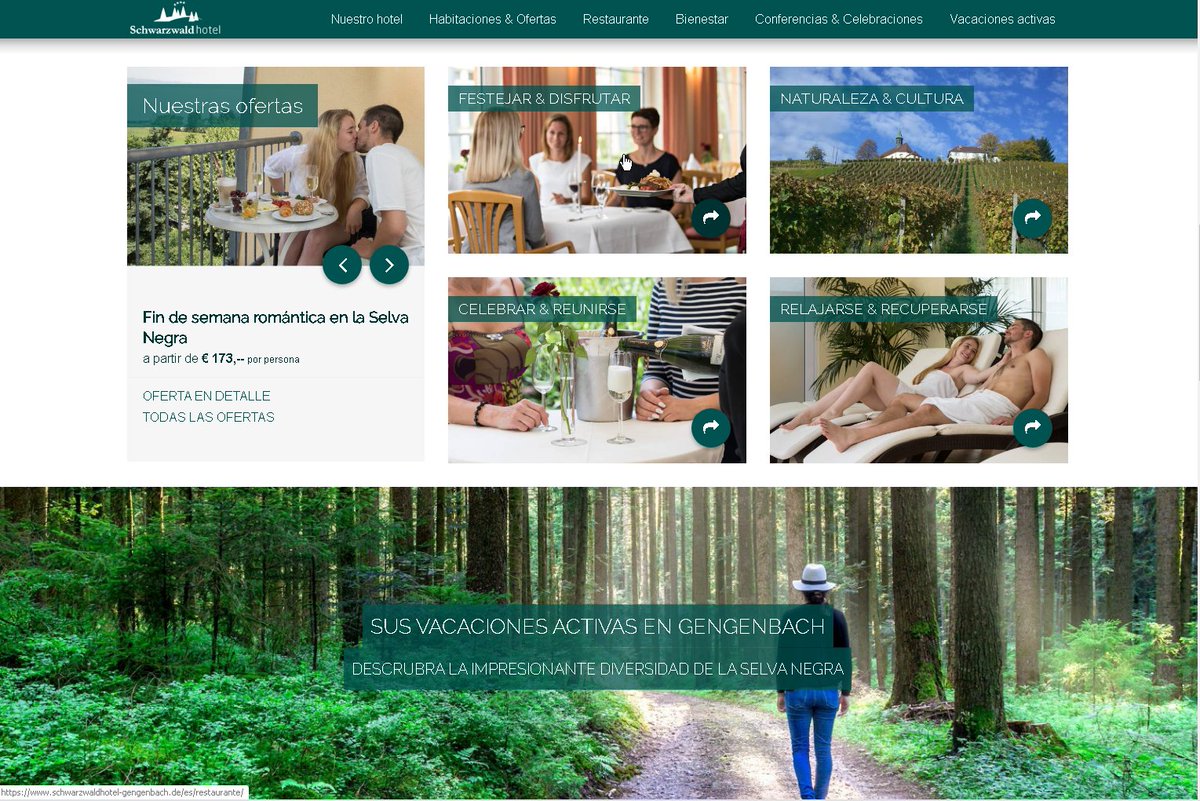 ¿Usted habla español? Wir haben unsere Website erweitert, damit sich zukünftig auch unsere spanischen Gäste über unsere Angebote und Neuigkeiten informieren können 👍  Descubra la cordialidad de la Selva Negra en: schwarzwaldhotel-gengenbach.de/es/ 🌼